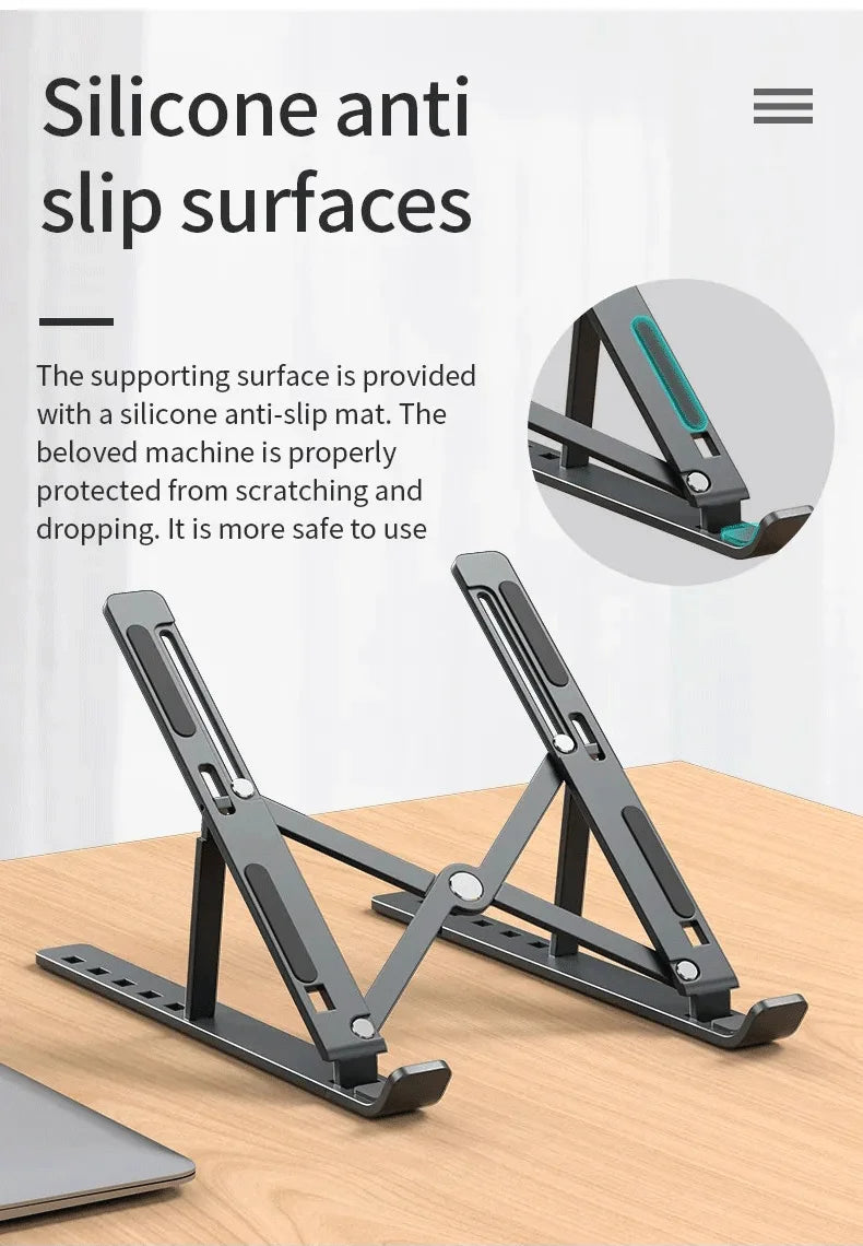 Foldable Adjustable Aluminum Laptop Stand