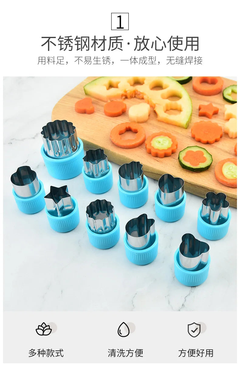 Star & Heart Shape Vegetable Cutter Set