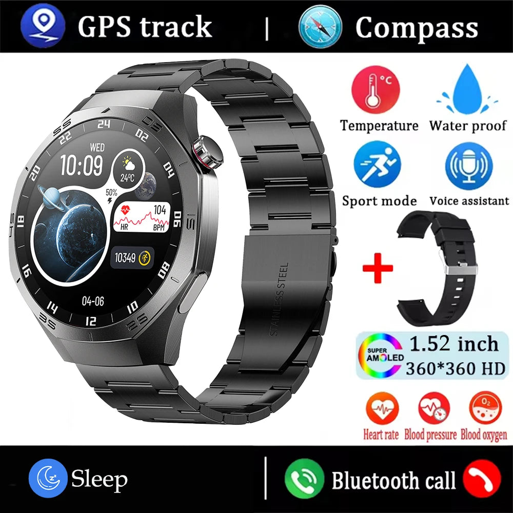 Smartwatch with AMOLED Screen & GPS