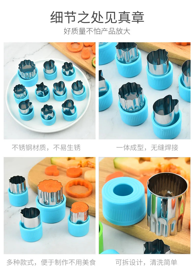 Star & Heart Shape Vegetable Cutter Set