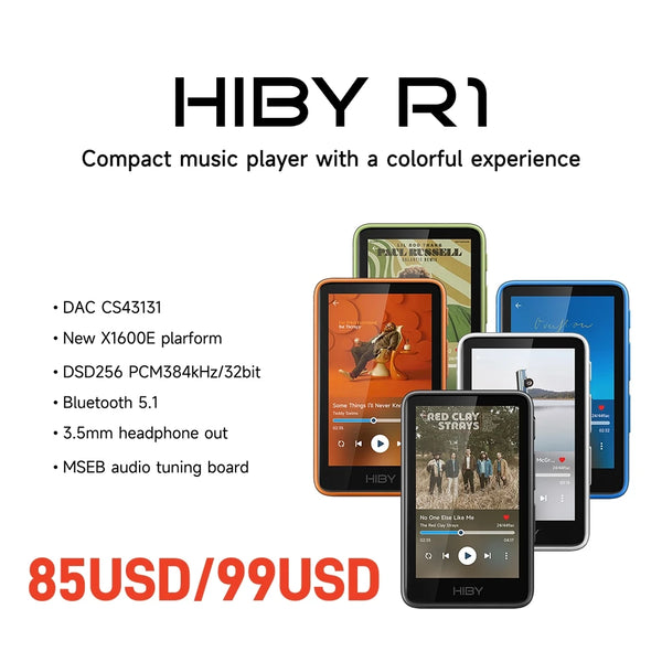 R1 HiFi Bluetooth Music Player