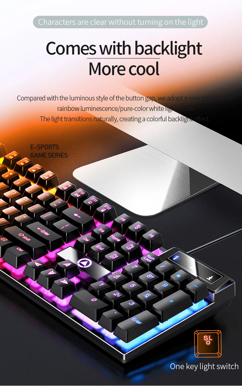 Wired Gaming Keyboard with Numpad