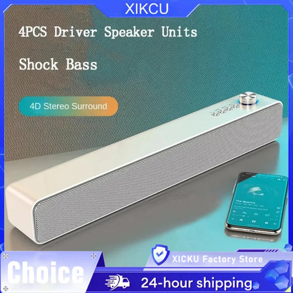 Original Bluetooth Subwoofer Soundbar – Wireless TV & Home Speaker