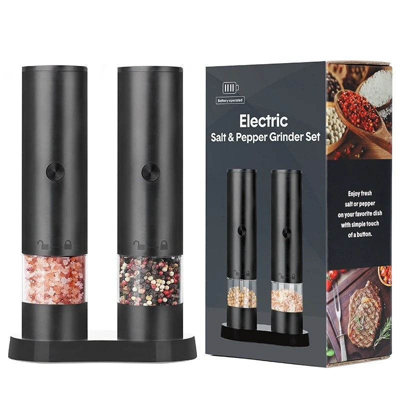 Electric Pepper & Salt Grinder with USB Charging