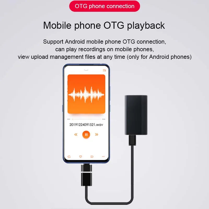 Mini 500-Hour Voice Activated Recorder