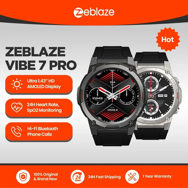 Zeblaze VIBE 7 PRO Smartwatch with Voice Calling