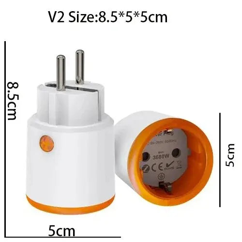 Haozee Smart Zigbee Plug Socket 16A with Energy Monitoring