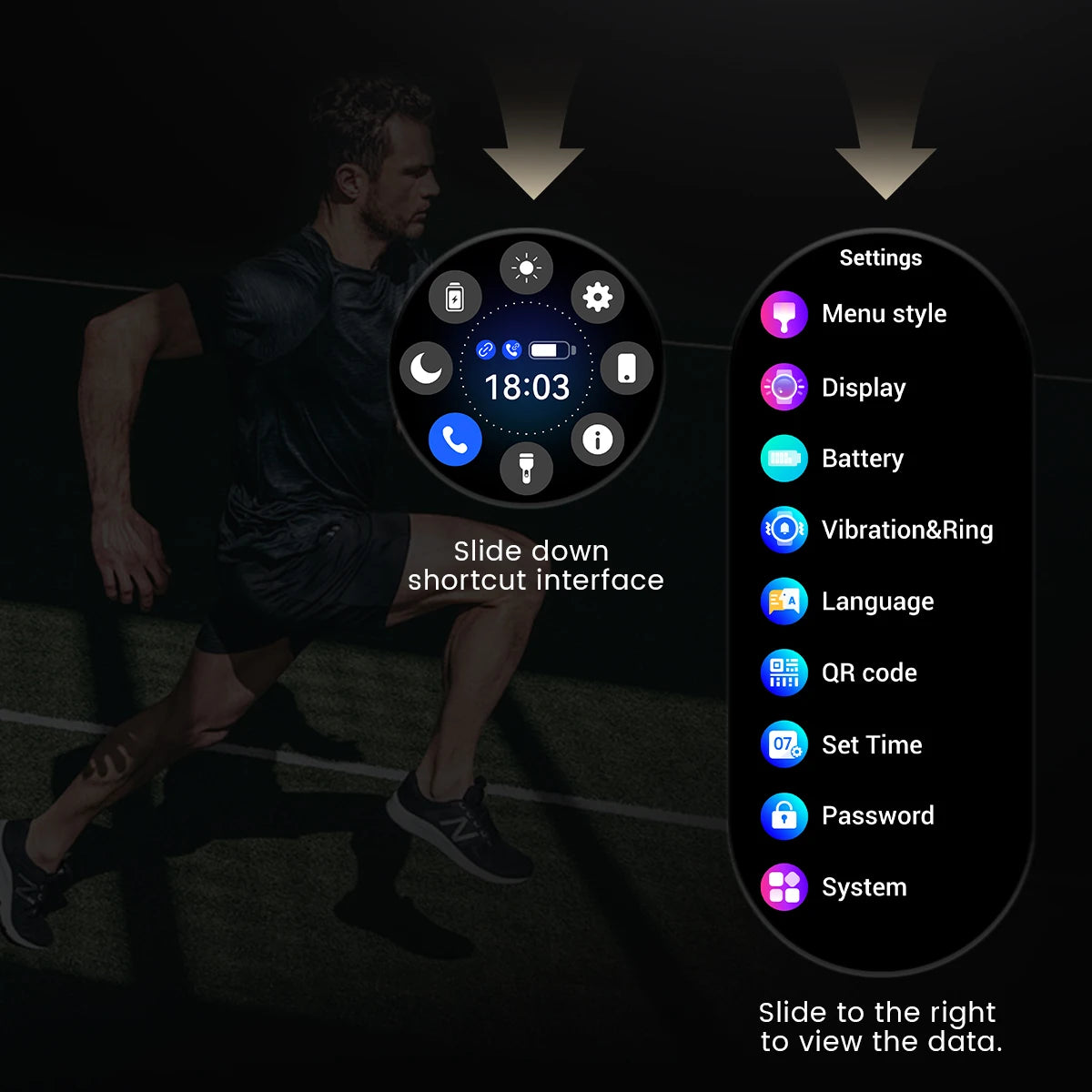 Smartwatch with AMOLED Screen & GPS