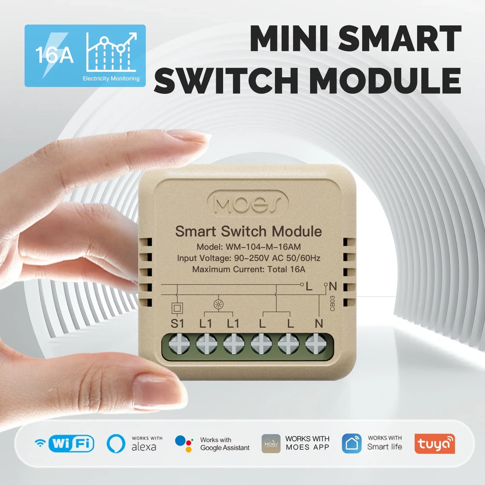 Mini Tuya WiFi/Zigbee Smart Dimmer Module