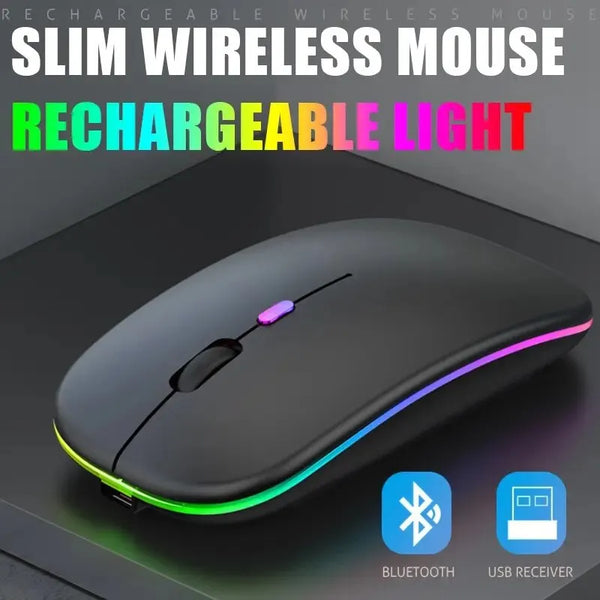 2.4G Wireless Bluetooth Luminous Mouse – Portable USB