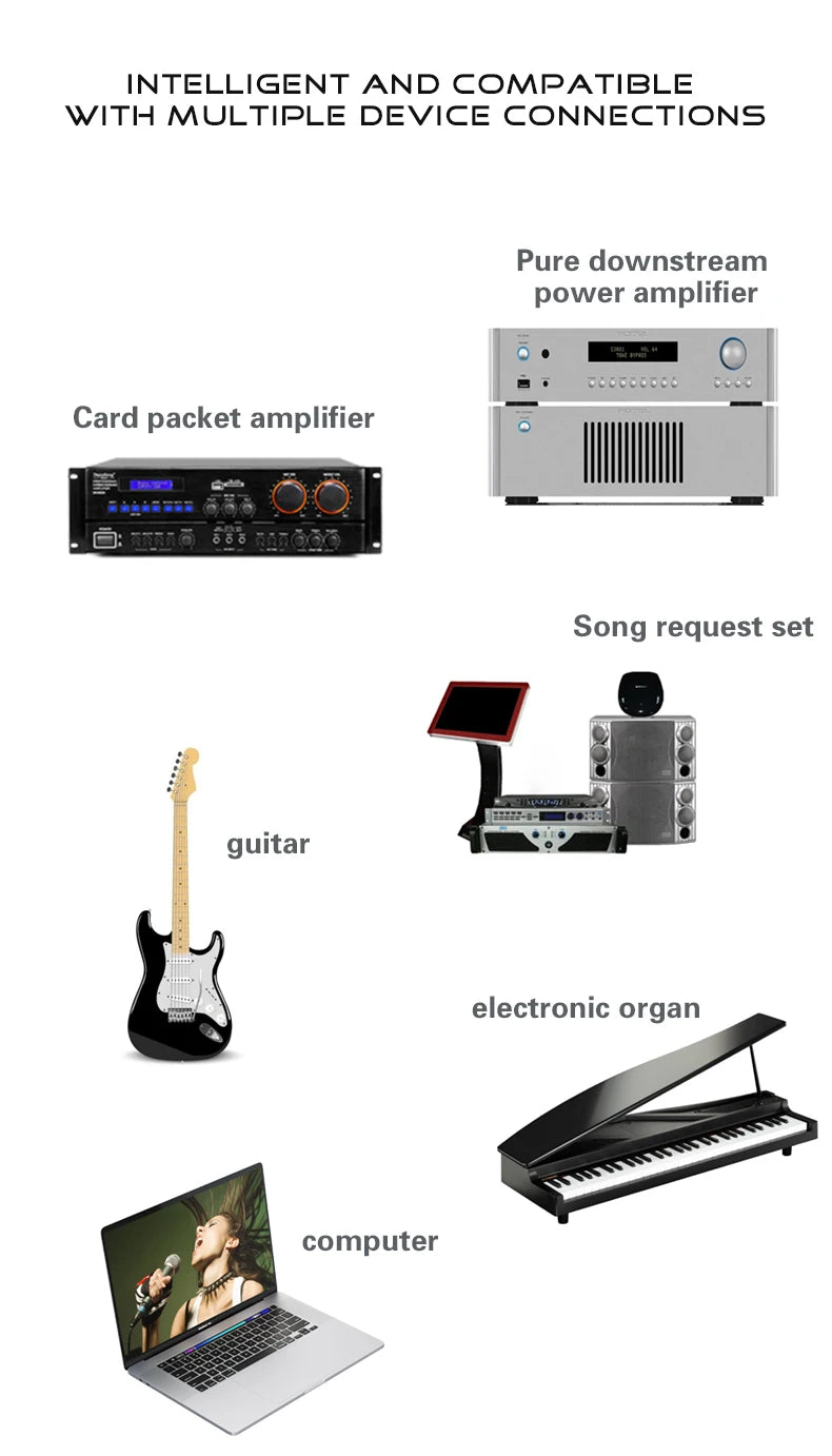 4-Channel USB Bluetooth Audio Mixer