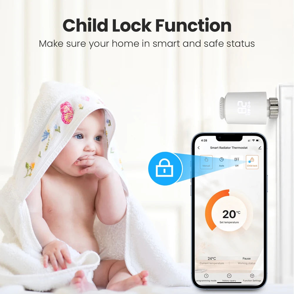 Tuya ZigBee 3.0 Smart Thermostat TRV