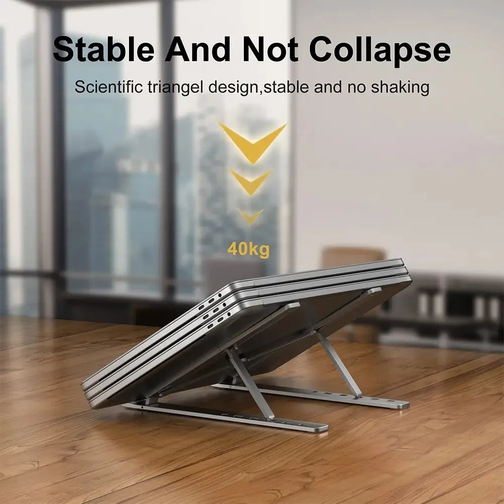 Foldable Adjustable Aluminum Laptop Stand