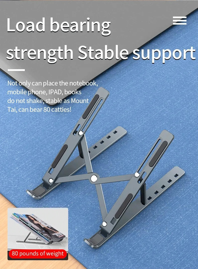 Foldable Adjustable Aluminum Laptop Stand