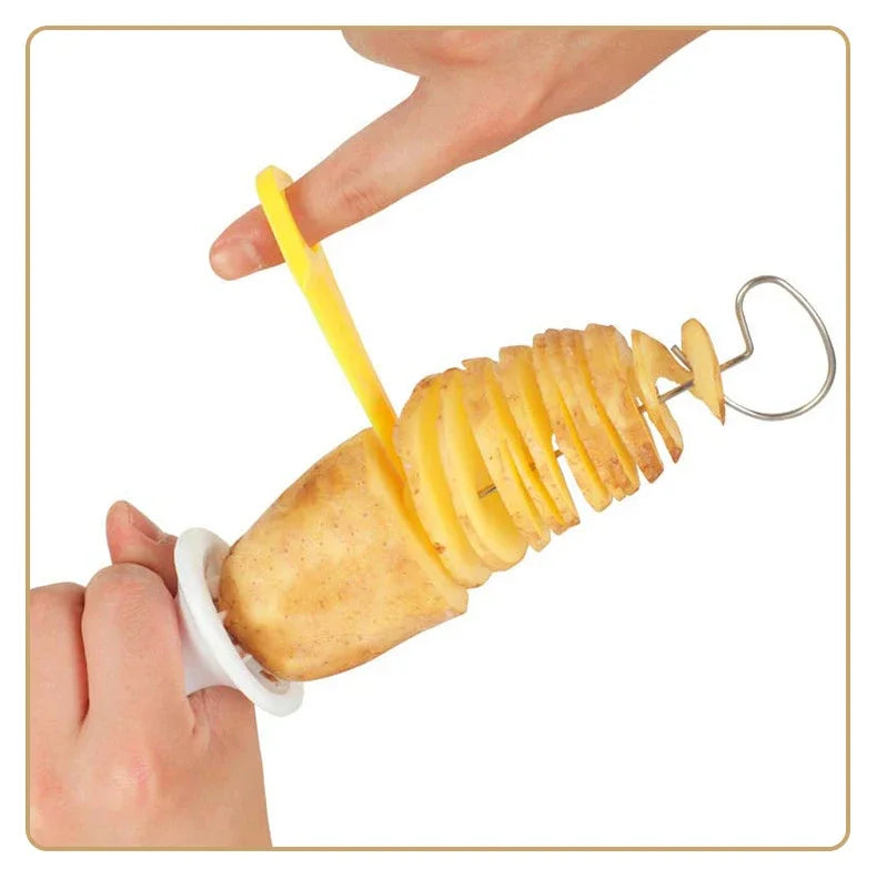 Potato Spiral Cutter Machine