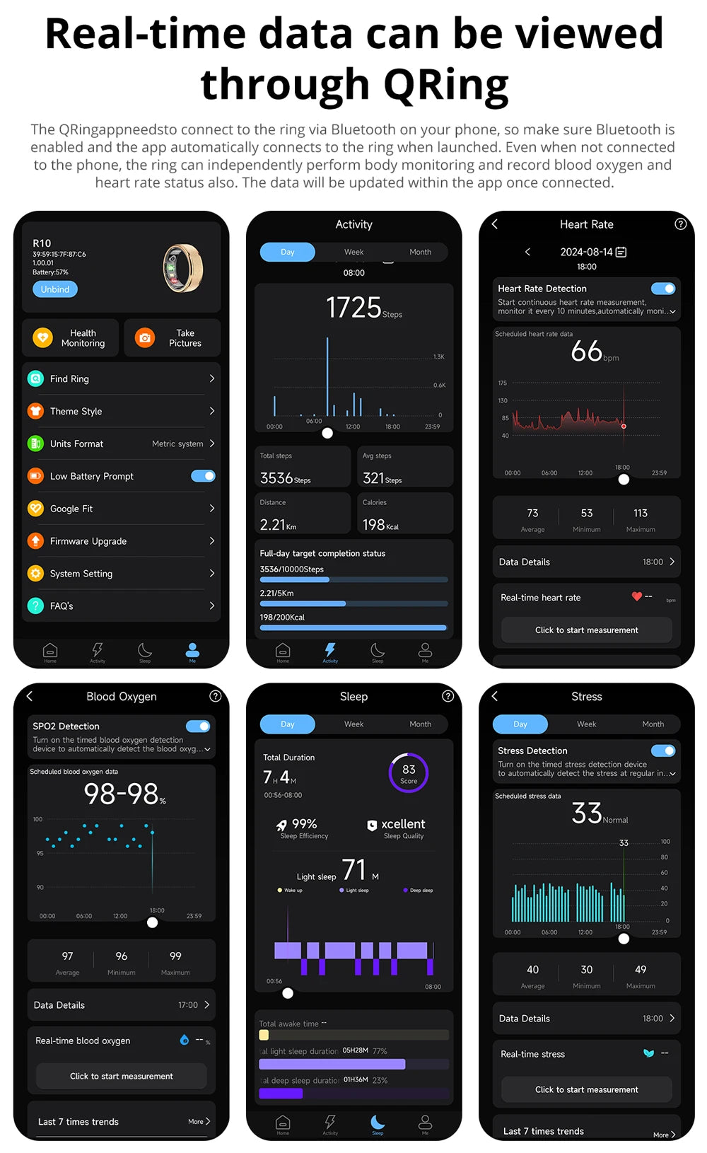R10 Smart Health Ring