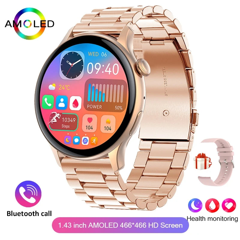 2024 True AMOLED Smartwatch for Women