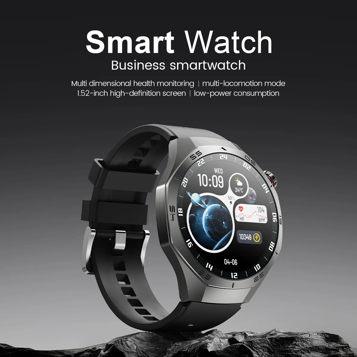 Smartwatch with AMOLED Screen & GPS