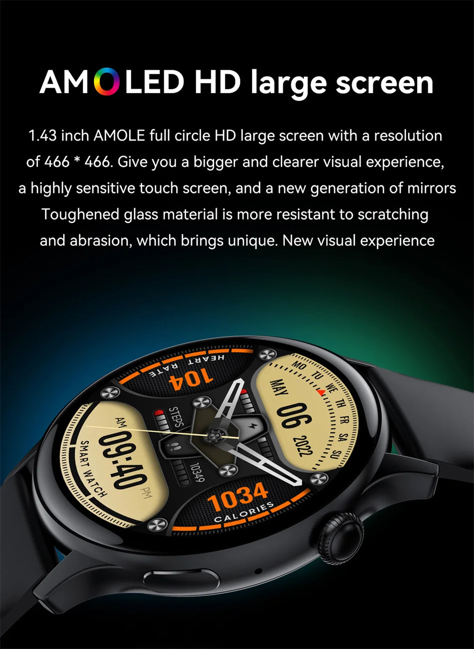 2024 True AMOLED Smartwatch for Women