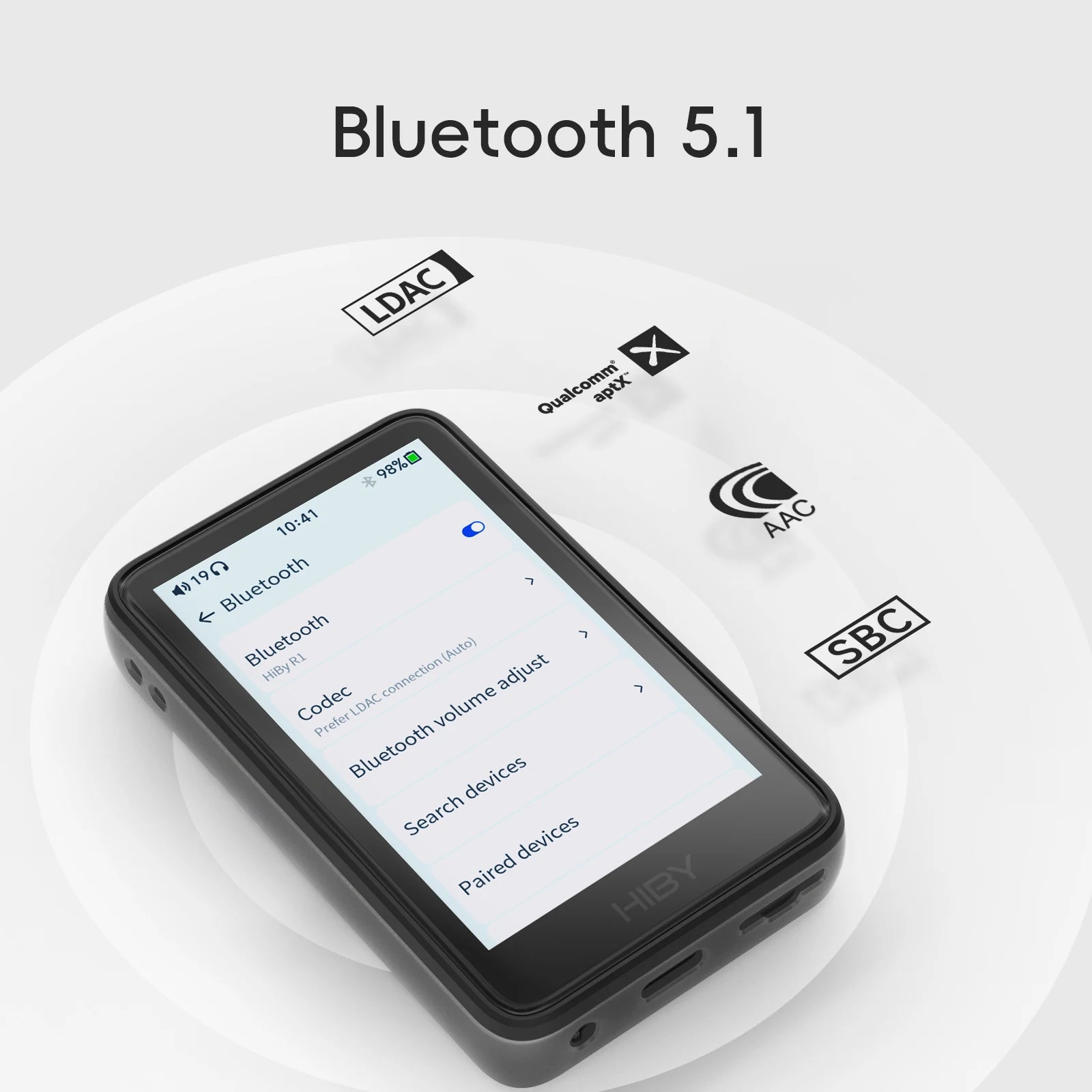 R1 HiFi Bluetooth Music Player