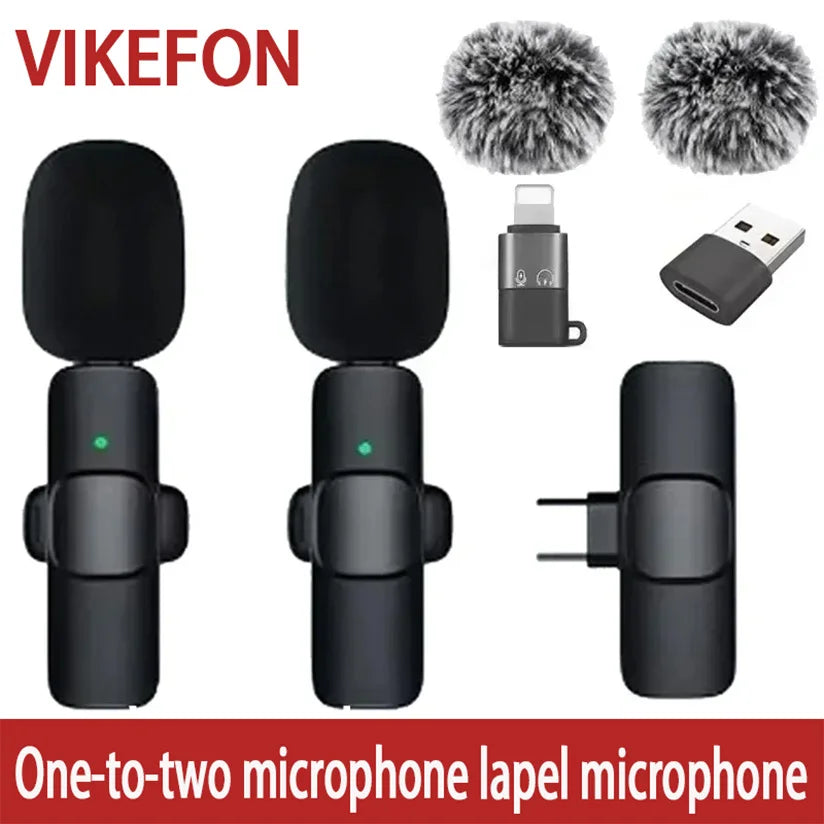 Portable Wireless Lavalier Microphone