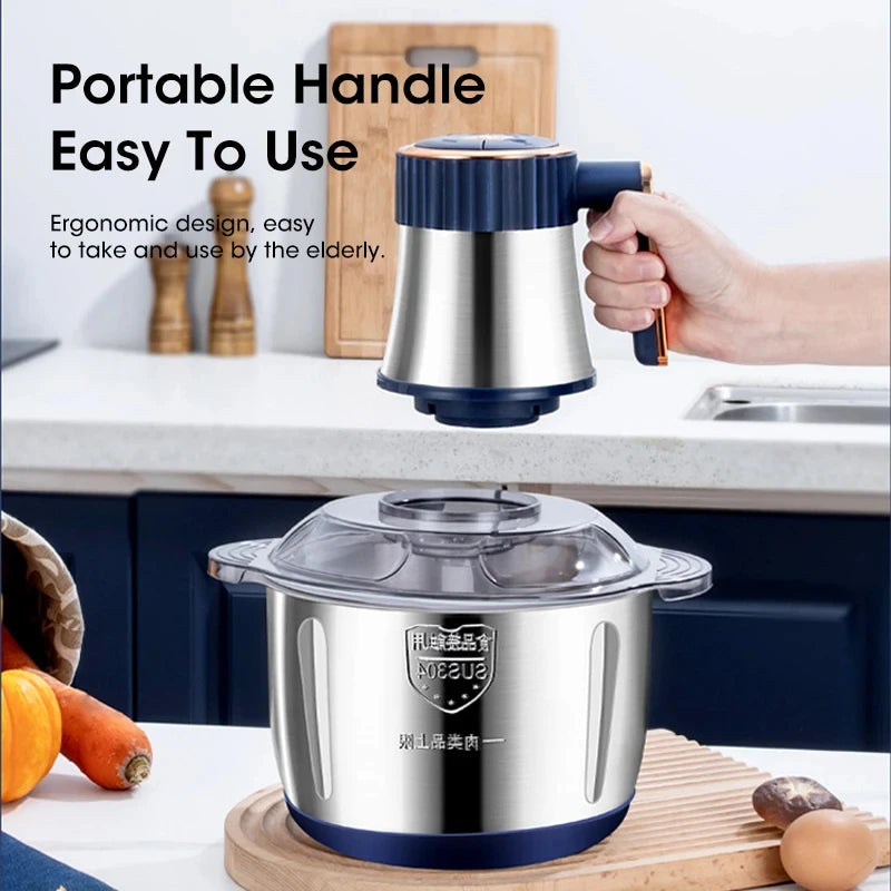 5L Electric Meat Grinder & Multifunctional Food Processor