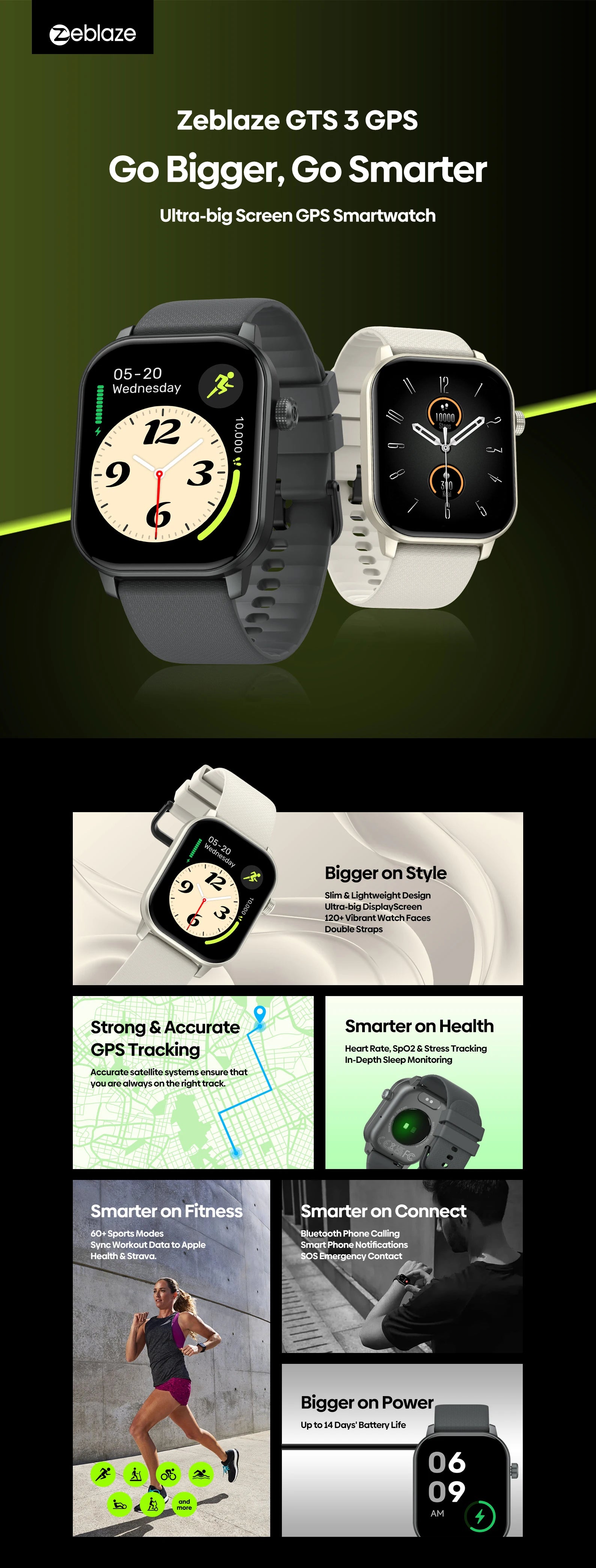 GTS 3 GPS Sports Smartwatch