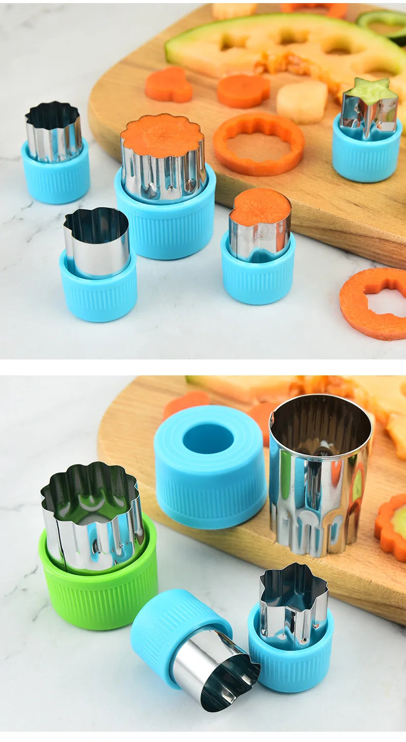 Star & Heart Shape Vegetable Cutter Set