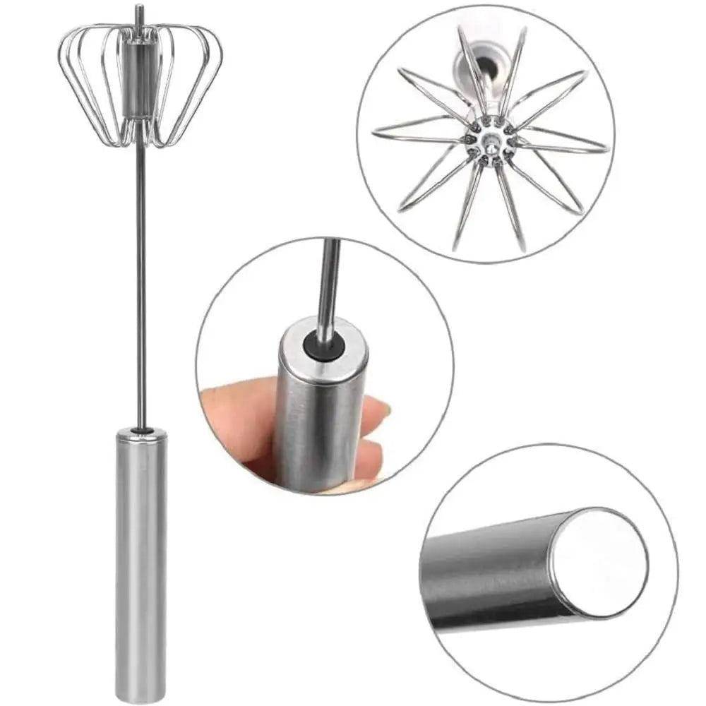 Stainless Steel Manual Egg Beater