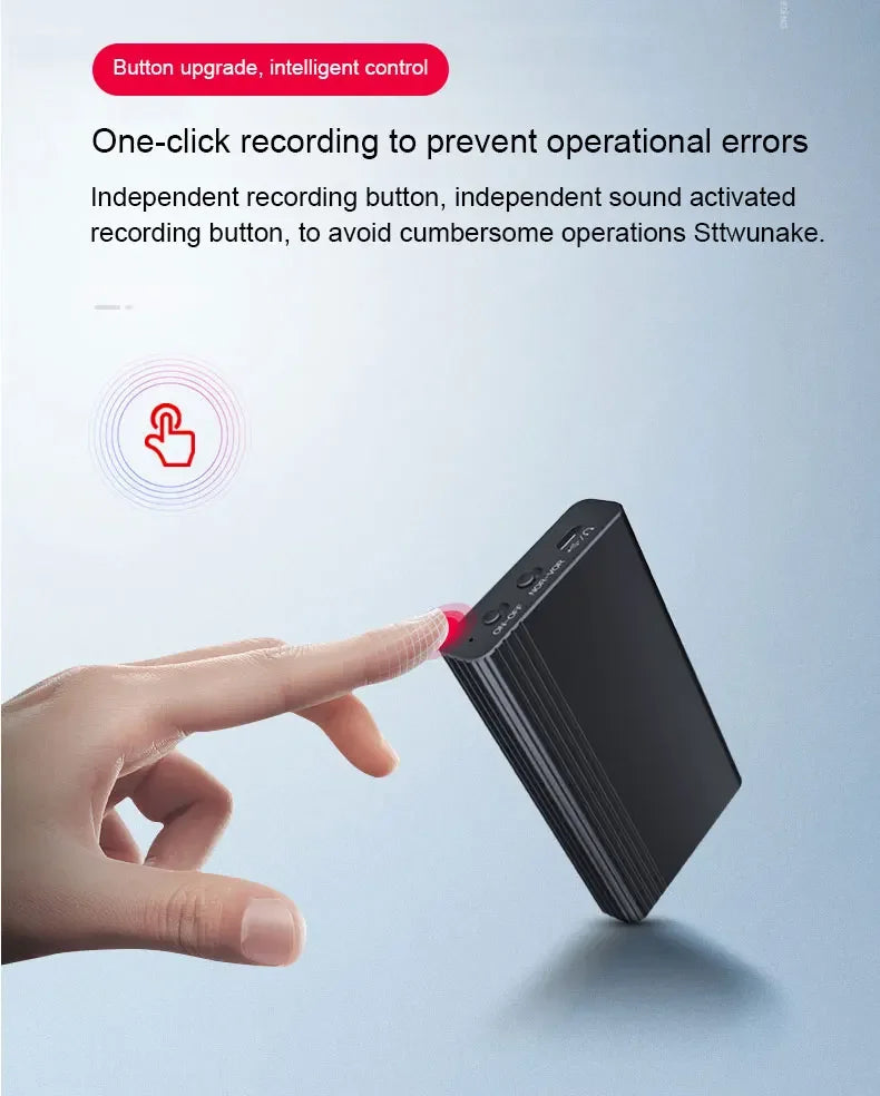 Mini 500-Hour Voice Activated Recorder
