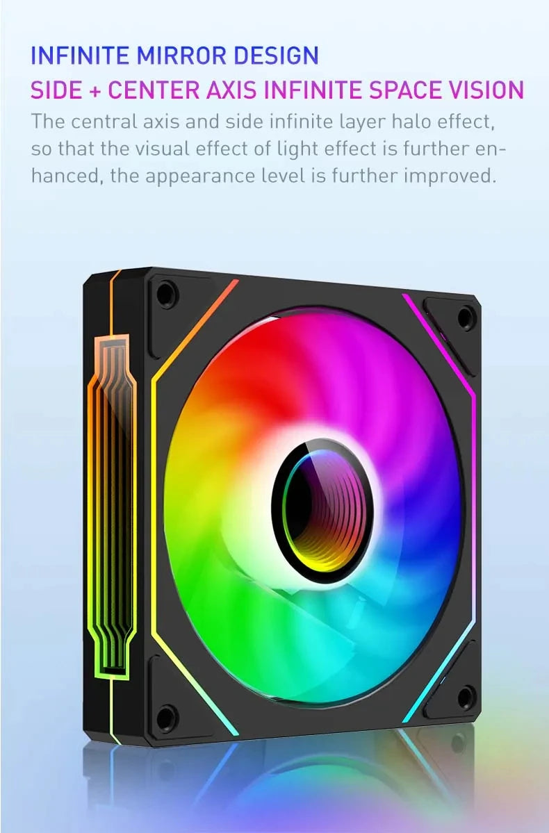 UF-1 Prism 4 Pro ARGB 12cm Cooling Fan