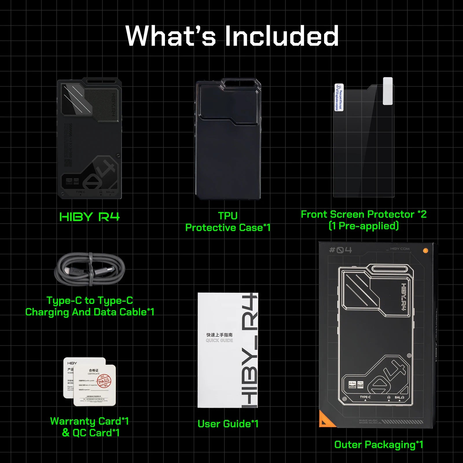 R4 HiFi Android Music Player