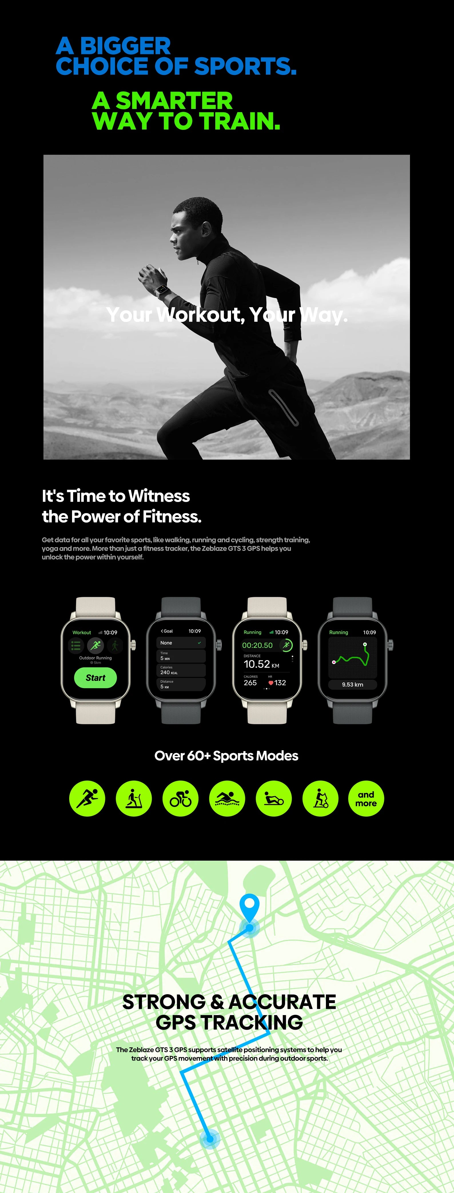 GTS 3 GPS Sports Smartwatch