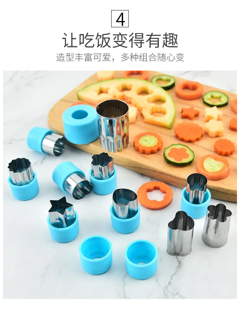 Star & Heart Shape Vegetable Cutter Set