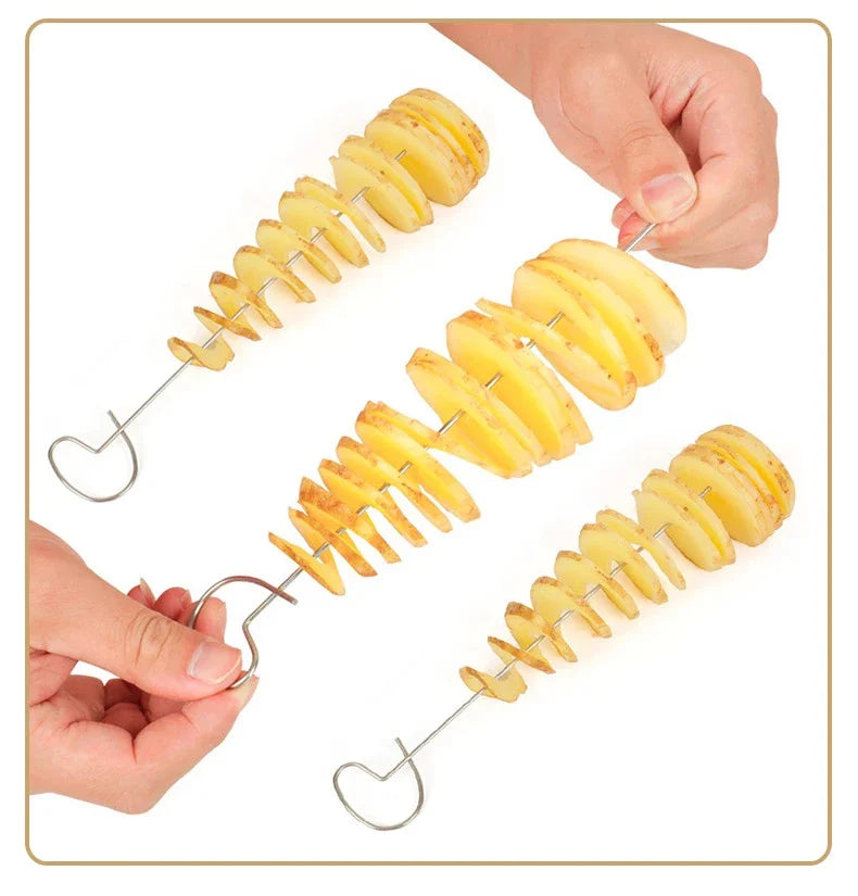 Potato Spiral Cutter Machine