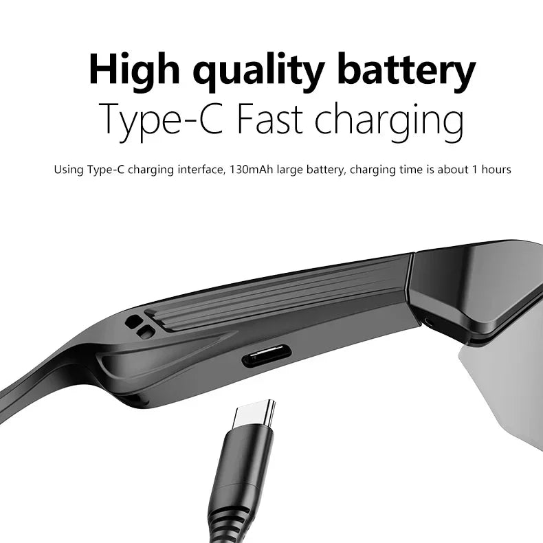 YJ006 Cycling Bluetooth Smart Glasses with Audio & Call