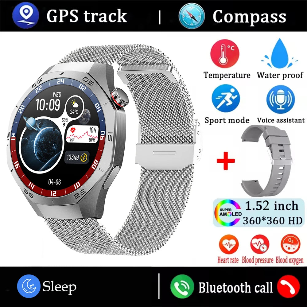 Smartwatch with AMOLED Screen & GPS