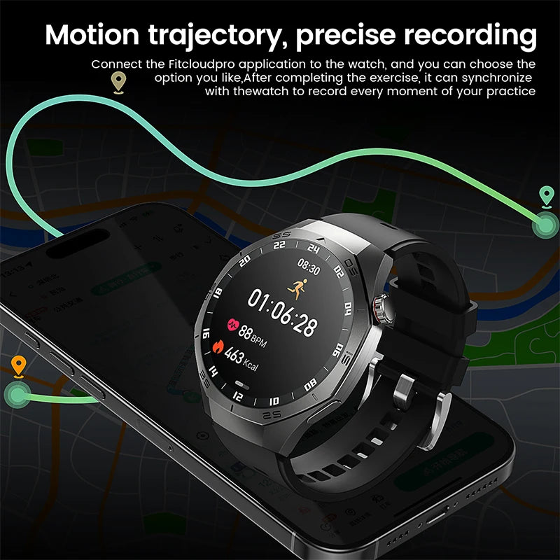 Smartwatch with AMOLED Screen & GPS