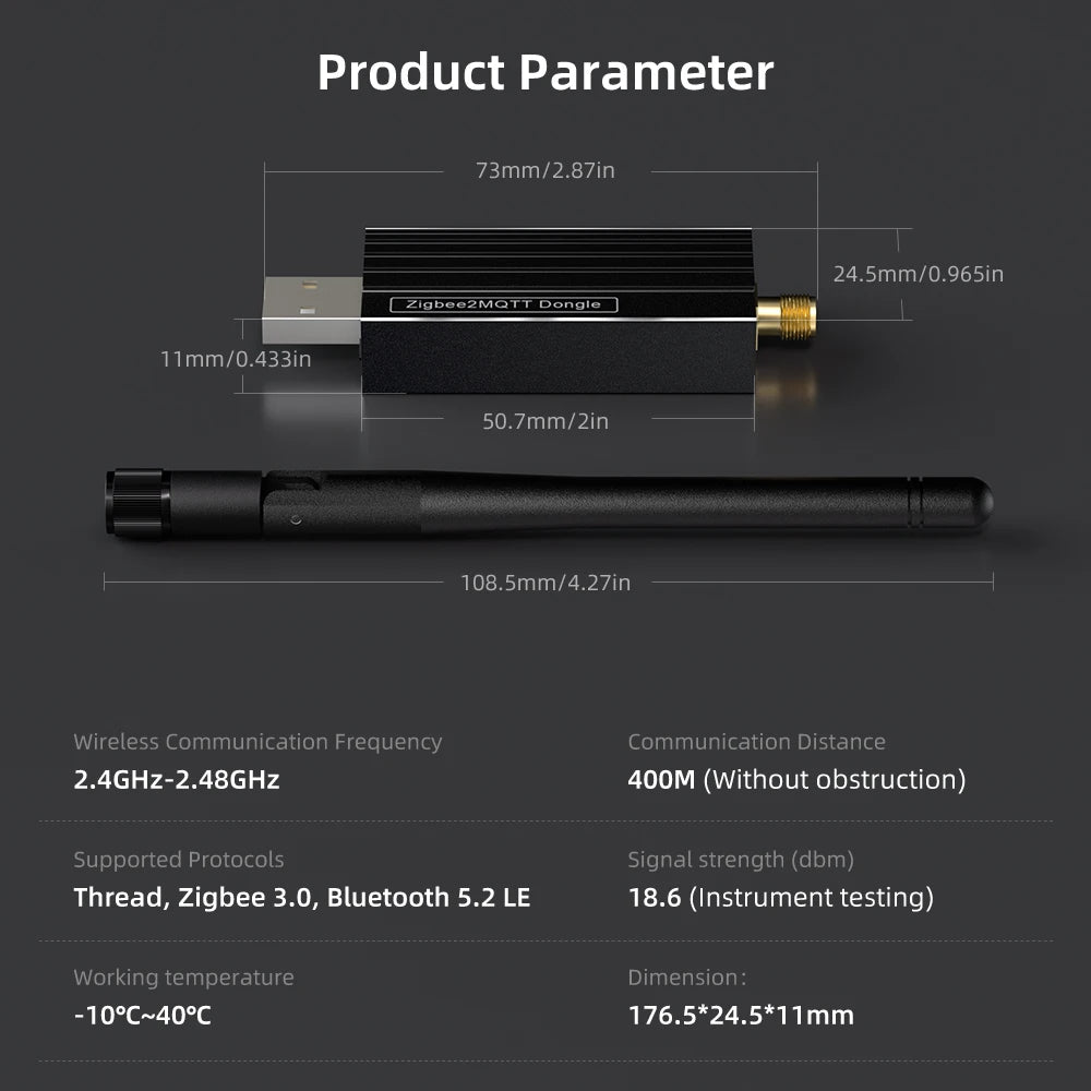 AVATTO Zigbee 3.0 USB Dongle Plus – Universal Gateway Hub