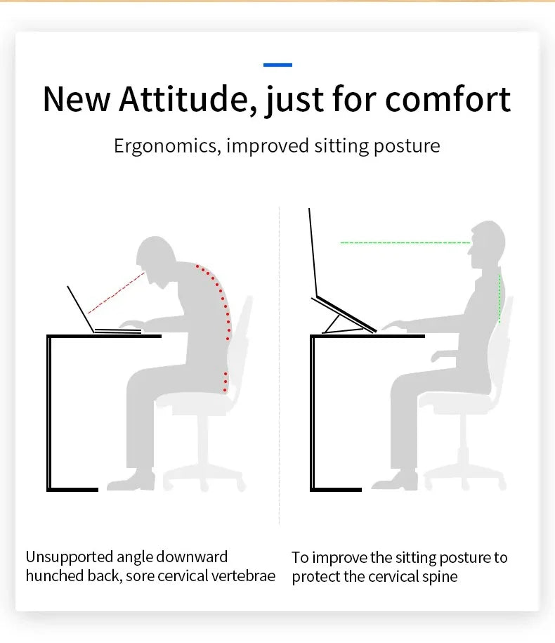 Foldable Adjustable Aluminum Laptop Stand