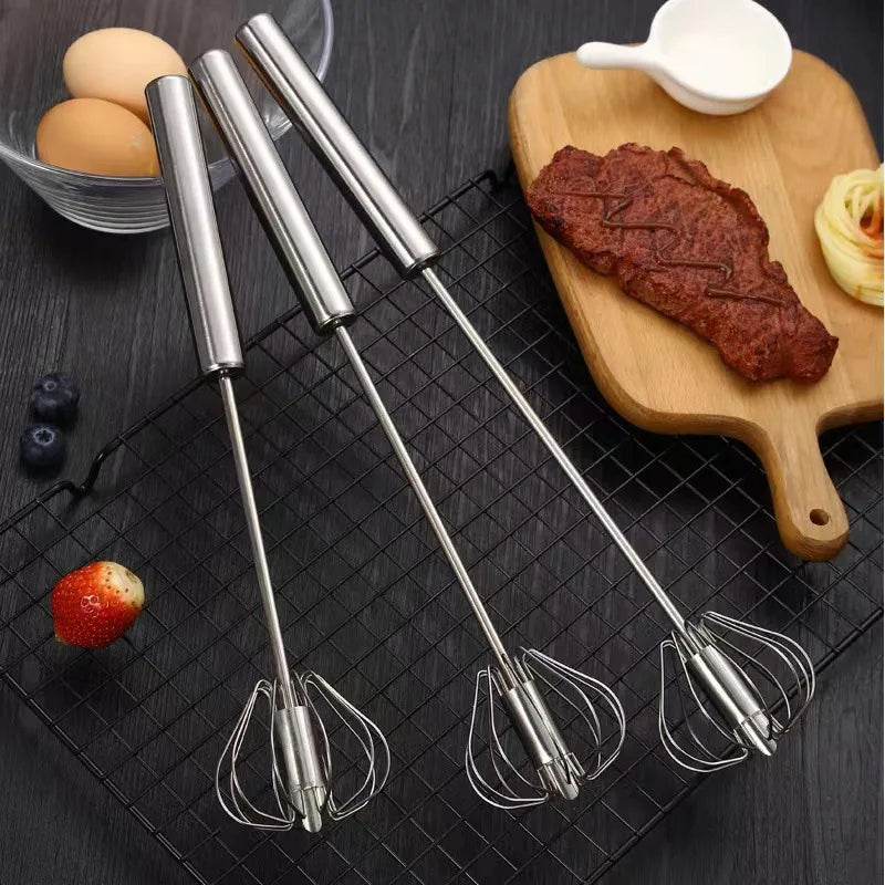 Stainless Steel Manual Egg Beater