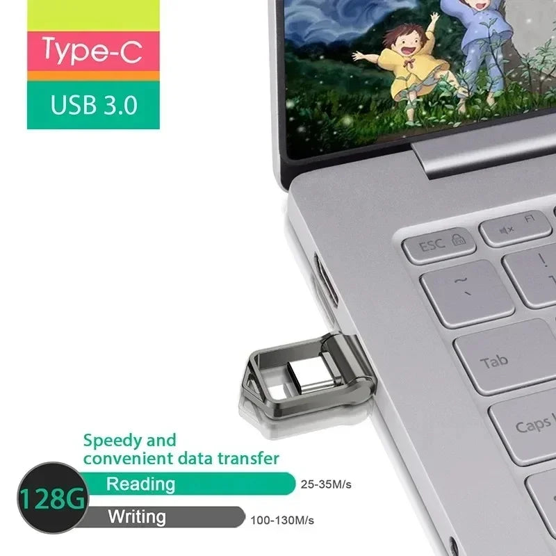 USB 3.2 Dual-Use Flash Drive Type-C 2TB