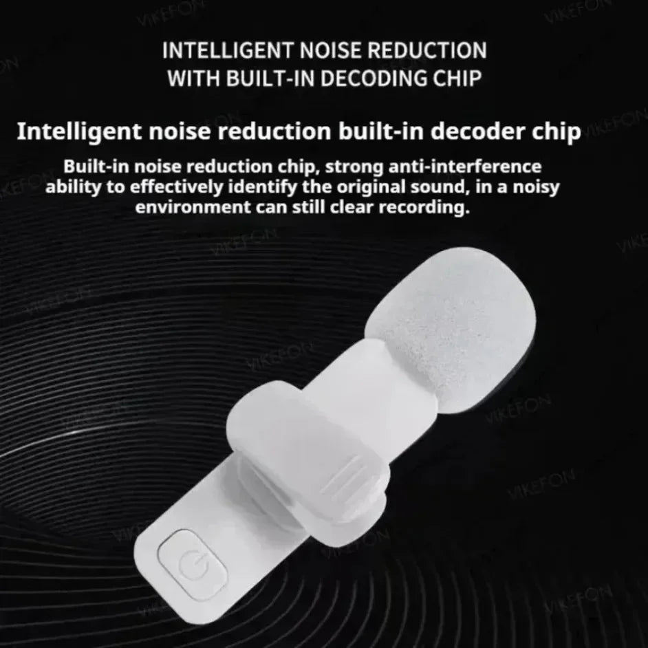 Portable Wireless Lavalier Microphone