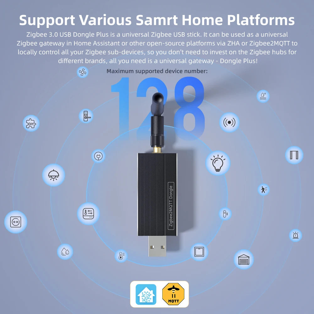 AVATTO Zigbee 3.0 USB Dongle Plus – Universal Gateway Hub