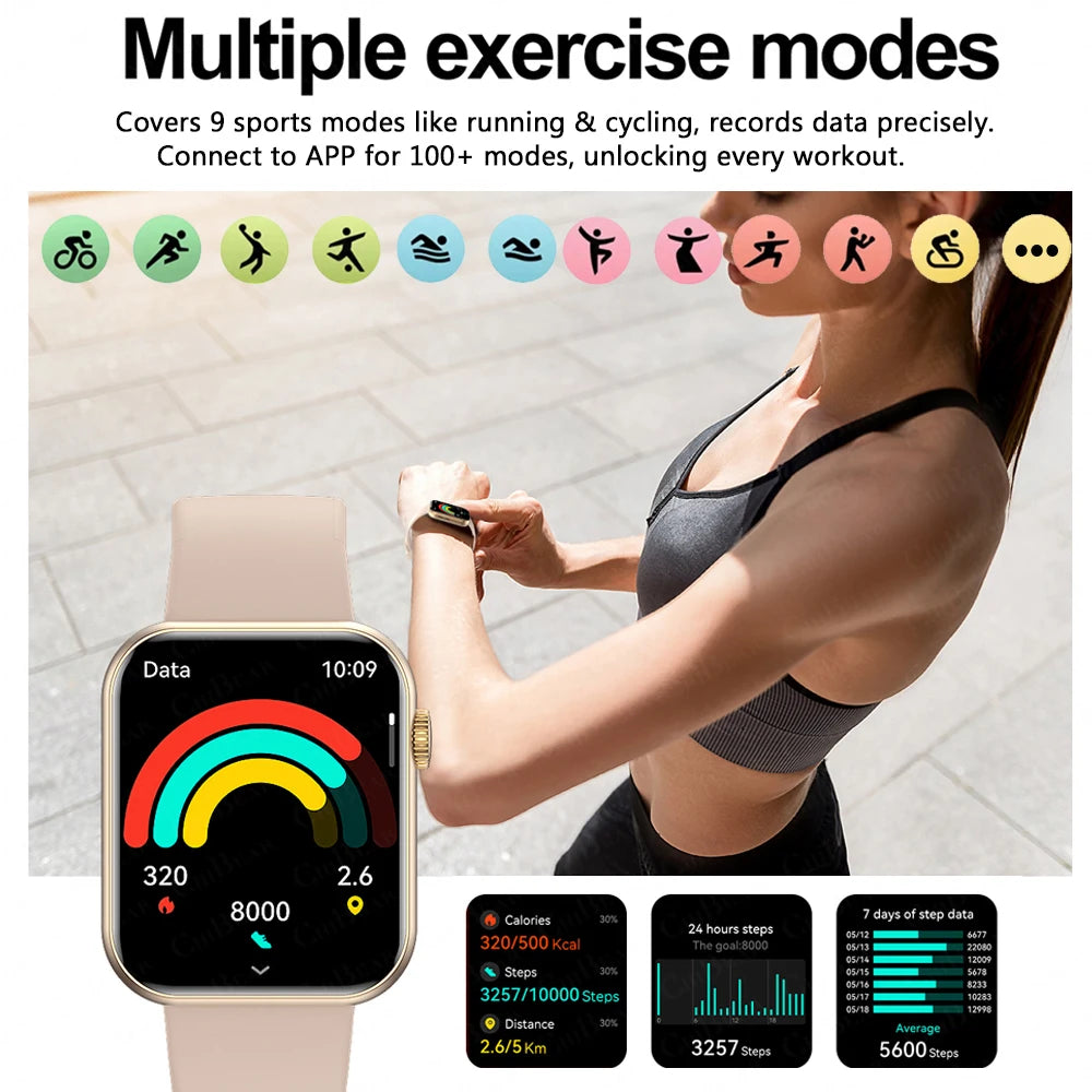 Smartwatch for Men & Women – 1.9" HD Bluetooth