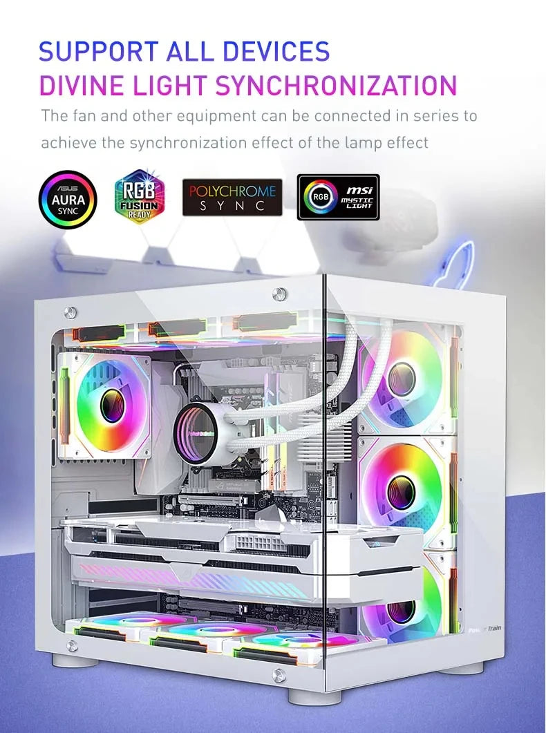 UF-1 Prism 4 Pro ARGB 12cm Cooling Fan