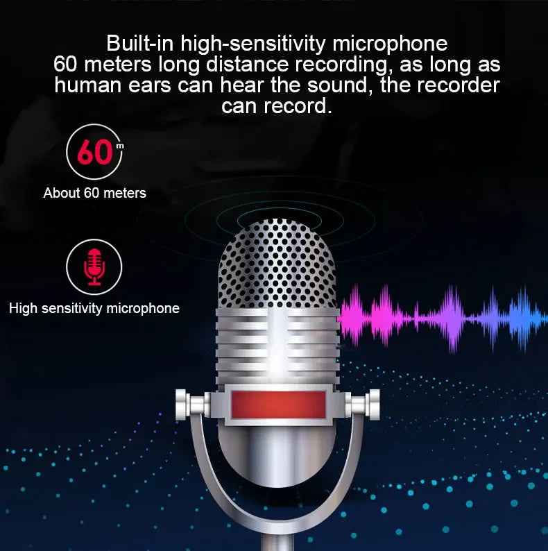 Mini 500-Hour Voice Activated Recorder