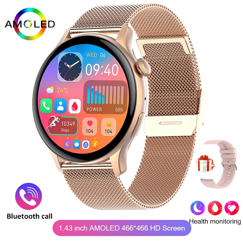 2024 True AMOLED Smartwatch for Women