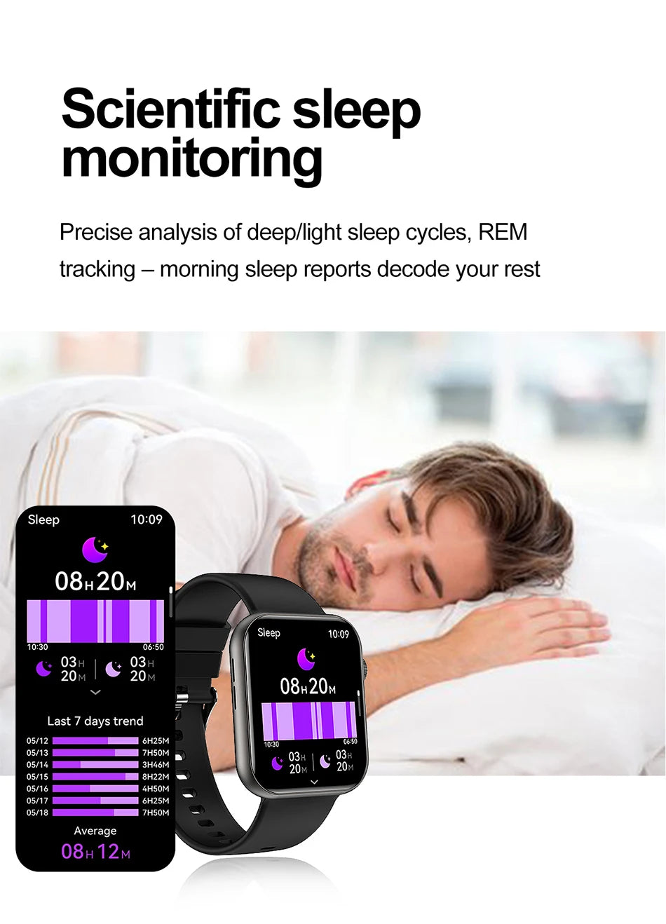 Smartwatch for Men & Women – 1.9" HD Bluetooth