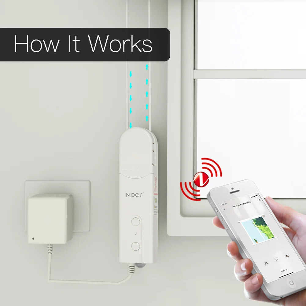 ZigBee Smart Motorized Roller Blinds